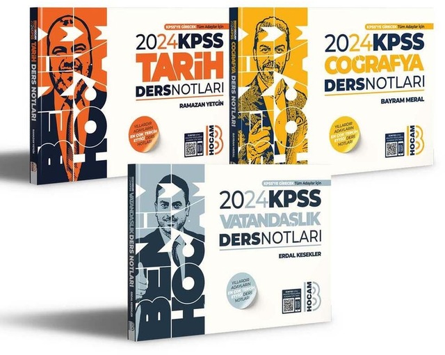 Benim Hocam Yayınları 2024 Kpss Genel Kültür Video Ders Notları Seti