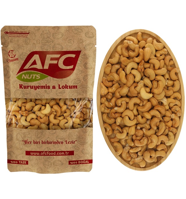 Afc Nuts Kaju Kavrulmuş %100 Taze İri Boy 1 KG