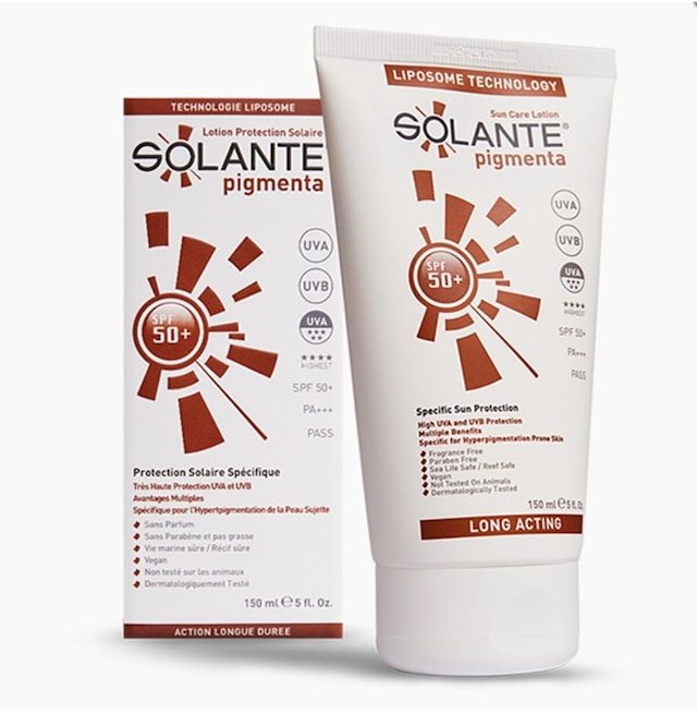 Solante Pigmenta SPF50+ Koyu Lekelere Karşı Güneş Losyonu 150 ML