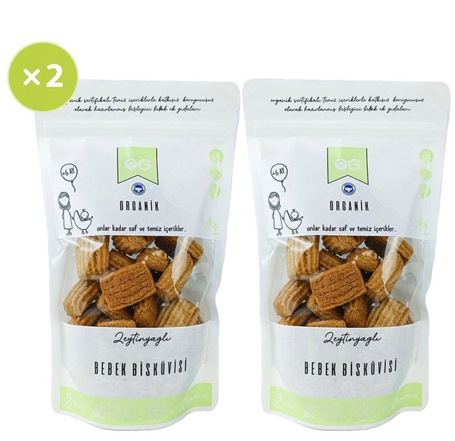 Og Natural Organik Bebek Bisküvisi 6 Ay 2 x 300 G