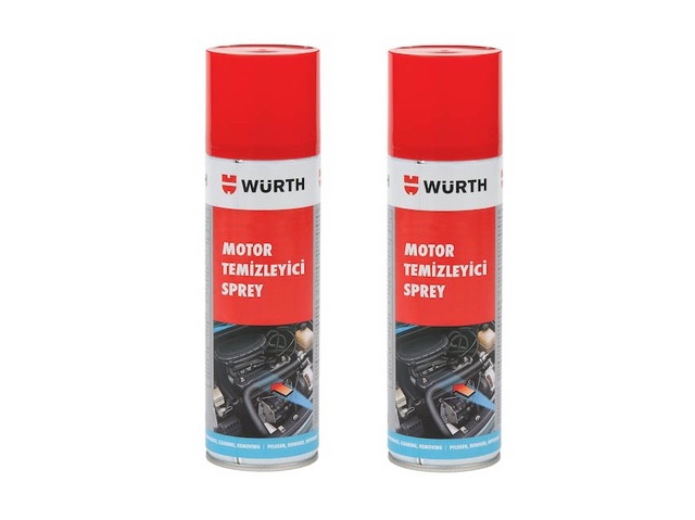 Würth Motor Temizleyici Temizleme Spreyi 500 Ml 2 Adet
