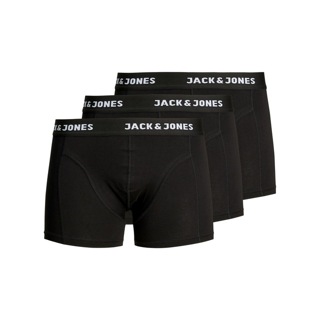 Jack & Jones 12171944 Erkek Boxer 3'lü Siyah