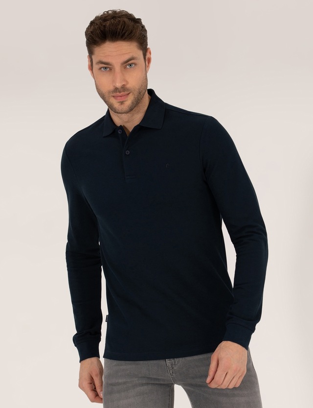 Pierre Cardin 50276035-VR033 Erkek Sweatshirt Lacivert