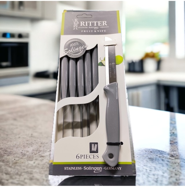 Solingen Meyve Bıçağı Seti Gri 6'lı