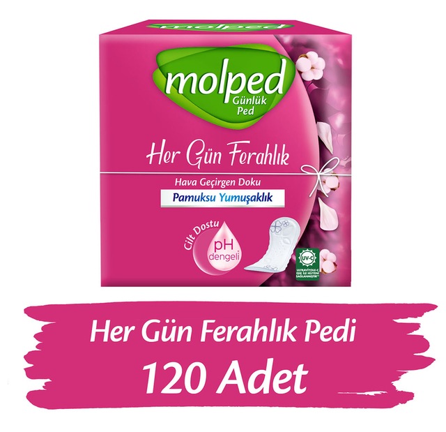 Molped Her Gün Ferah Günlük Pedi 120 Adet