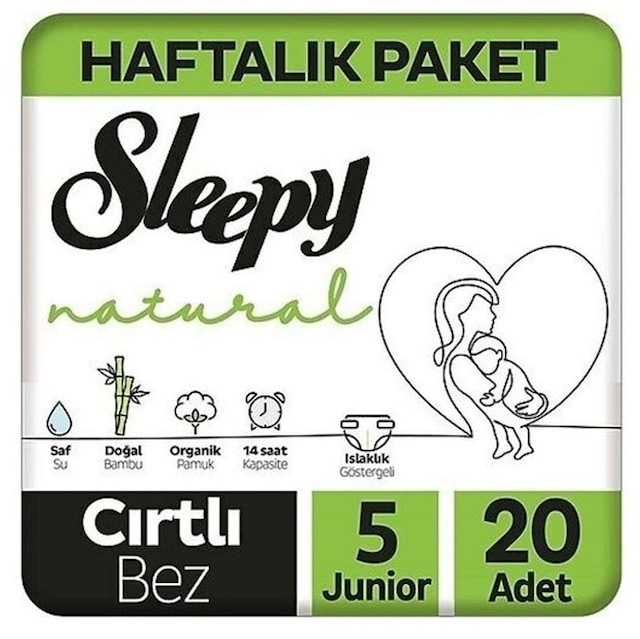 Sleepy Çocuk Bezi Natural 11-18 Kg 20 Li Junior No - 5 868