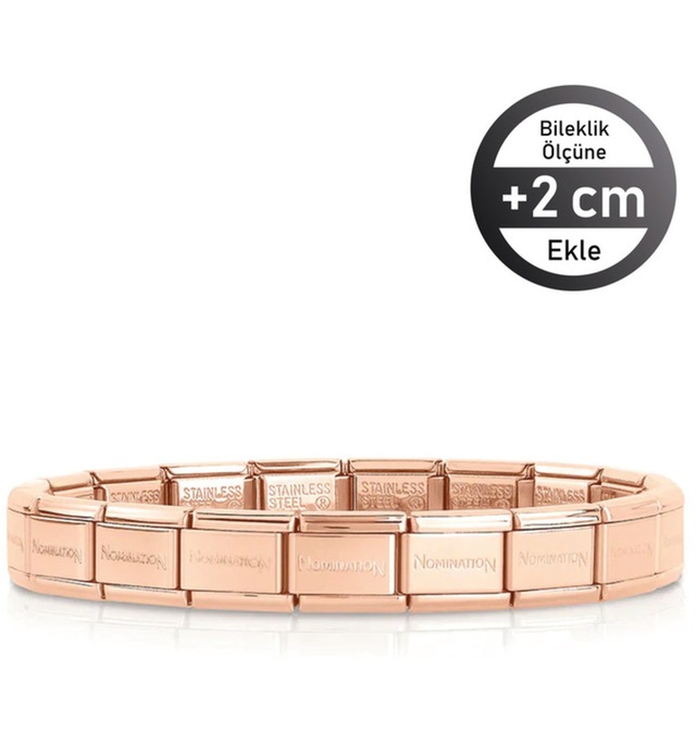 Nomination Italy Composable (Kişiselleştirilebilir) Klasik Paslanmaz Çelik Bileklik