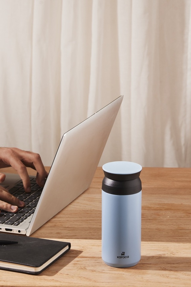 Karaca Rainbow Blue Paslanmaz Çelik Termos 350 ml (8 Saate Kadar Sıcak/Soğuk Tutma)