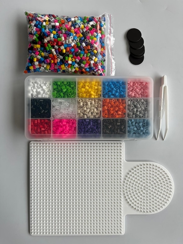 Ütü ile Yapışan Boncuk Seti Dizme Kalıbı + Cımbız 5000'li