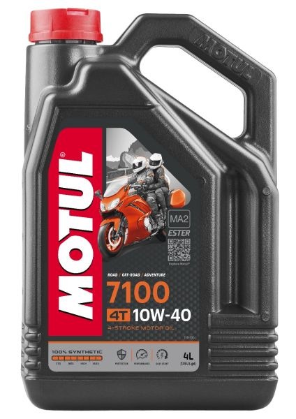 Motul 7100 4T 10W-40 Tam Sentetik Motosiklet Motor Yağı 4 L