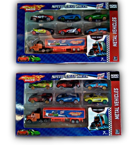 Toysan Tır Seti 6 Lı Metal Arabalı