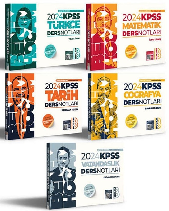 Benim Hocam 2024 Kpss Genel Yetenek Genel Kültür Ders Notları Seti - Yediiklim Yayınları