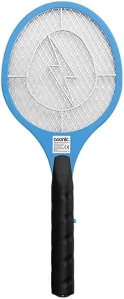 Asonic Pilli Sinek Raketi, Böcek, Haşere, Sinek Öldürücü Kovucu AS-A22 (Piller dahil değildir) (MAVİ)