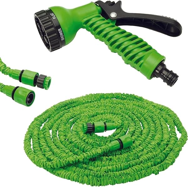 Tabancalı Uzayan Bahçe Hortumu 5 X 15 M Uzayan Hortum - 15MT