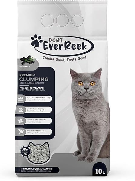 Ever Reek Kedi Kumu (10 Litre, Aktif Karbon)