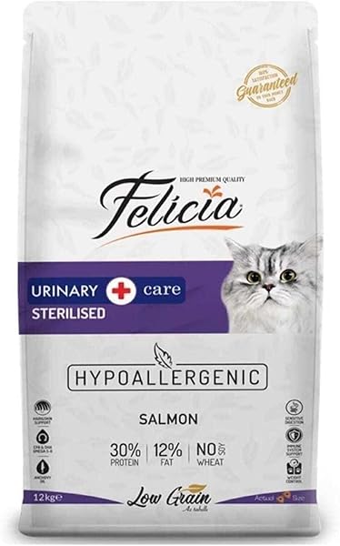 Felicia Az Tahıllı Sterilised Somonlu Kedi Maması 12 kg