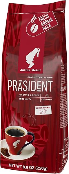 Julius Meinl Präsident Blend Öğütülmüş Filtre Kahve, Orta Kavrulmuş, Yumuşak İçim, 250 g