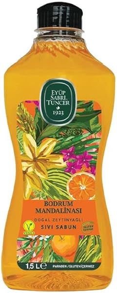 Eyüp Sabri Tuncer Bodrum Mandalinası Doğal Zeytinyağlı Sıvı Sabun 1500 ML