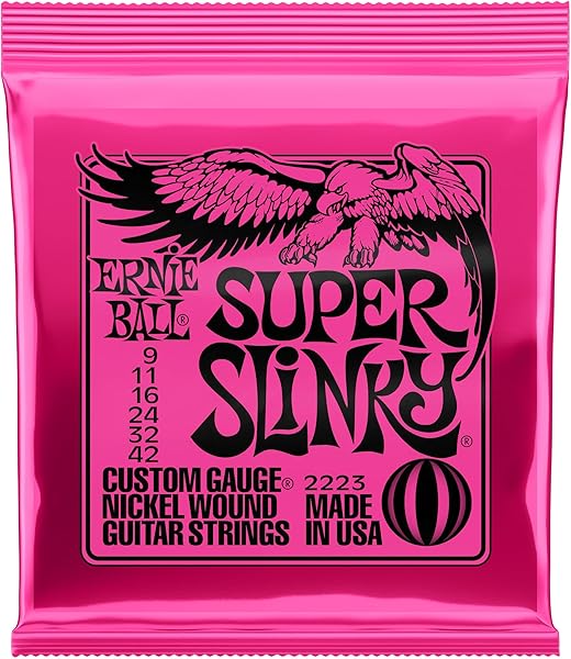 Ernie Ball Super Slinky Elektro Gitar Teli - Kalınlık 9-42