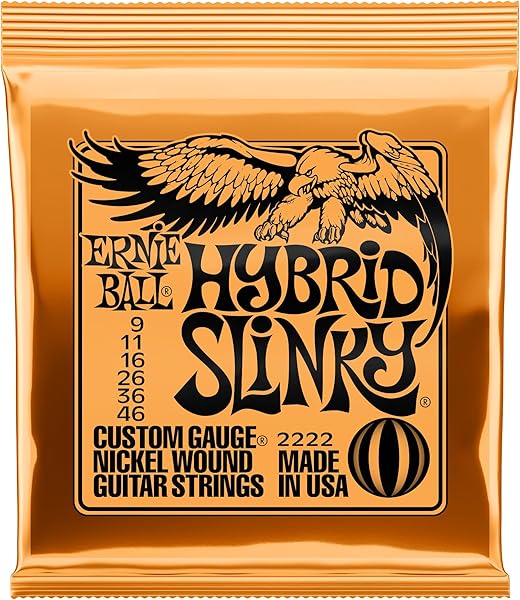 Ernie Ball Hybrid Slinky Elektro Gitar Teli - Kalınlık 9-46