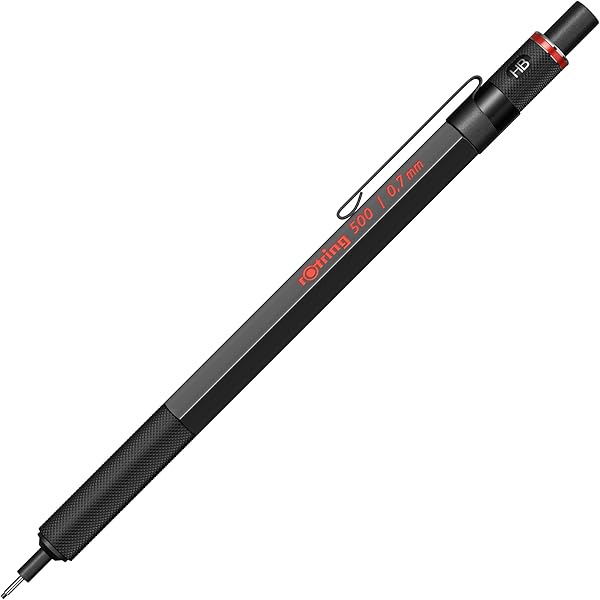 rOtring 500 Mekanik Kurşun Kalem, 0,7 mm, Siyah