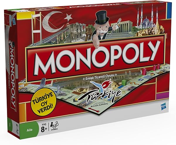 Hasbro Gaming Monopoly Türkiye Kutu Oyunu, 8 Yaş ve Üstü