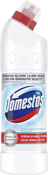 Domestos Yoğun Kıvamlı Çamaşır Suyu Kar Beyazı 750 ml
