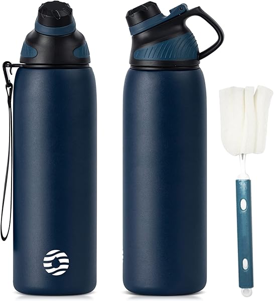FJbottle paslanmaz çelik spor matarası, mıknatıslı kapaklı, 1L, 800 ml, 600 ml, 400 ml, BPA içermez, sızdırmaz çocuk şişesi, 