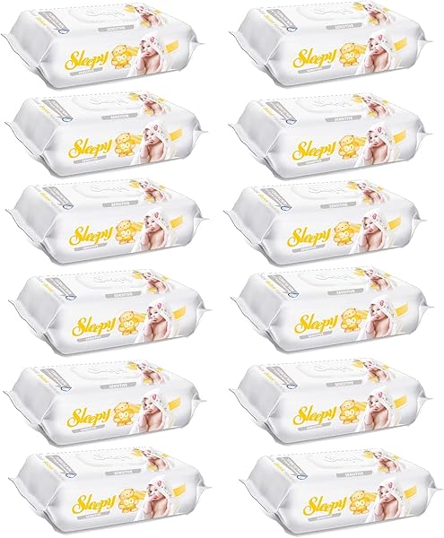 Sleepy Sensitive Islak Havlu 12 x 90'lı 12 Paket 1080 Yaprak