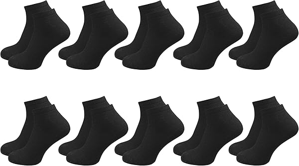 Anthony Jackson 10 Çift Kutulu BAMBU Premium Bay-Bayan Patik Çorap - Bilek Boy Kısa Spor Koşu ve Yürüyüş Çorabı JESUS