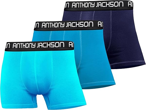 Anthony Jackson Likralı 3'lü Kutu Premium Erkek Boxer