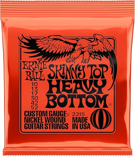 Ernie Ball Skinny Top Heavy Bottom Slinky Elektro Gitar Teli - Kalınlık 10-52