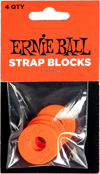 Ernie Ball Askı Blokları 4Pk - Kan Portakalı