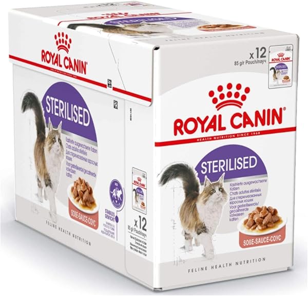Royal Canin Sterilised Jelly Kısır Kedi Pouch Yaş Mama, 85 Gr x 12 Adet