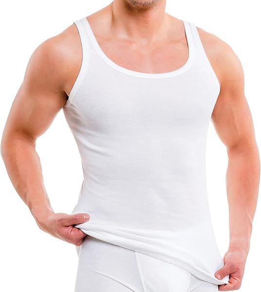 Anthony Jackson 5'li Kutu Premium RİBANA Erkek Atlet SEZAR Ekstra Uzun- Taranmış İnce Fitilli Organik Pamuk