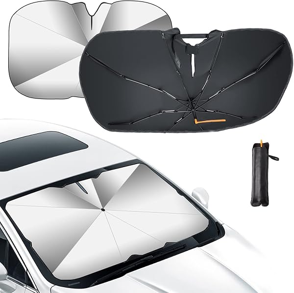 Oziral Araç ön camları güneş koruması, ön güneş koruması, UV koruması, araç için, katlanabilir ön camlar, güneş koruması, şem