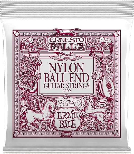 Ernie Ball Ernesto Palla Klasik Gitar Telleri Siyah & Altın Ball Uçlu Naylon
