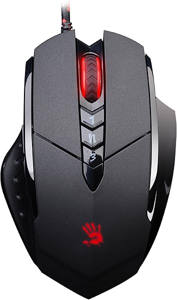 Bloody V7MA Siyah 3200 CPI, Metal Ayak, HD Optical, Ultra Core 3&4 Aktif Gaming (Oyuncu) Mouse
