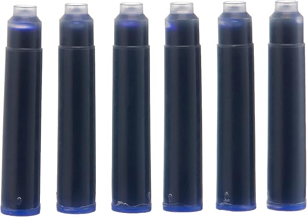 Scrikss Kartuş Dolma Kalem Kartuşu 6'lı Paket Mavi