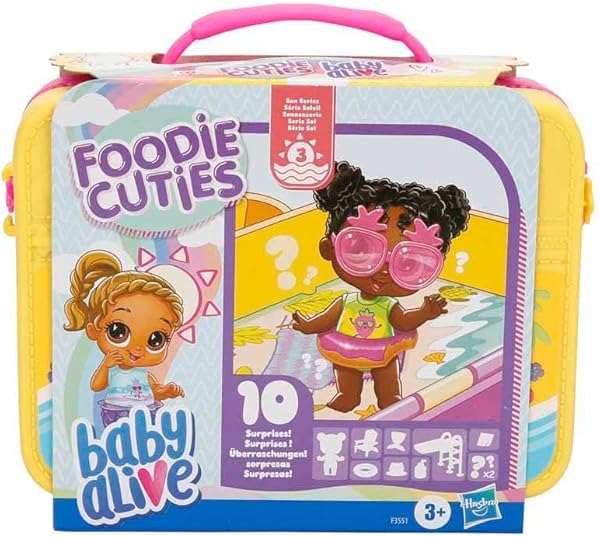 Baby Alive Foodie Cuties, Sürpriz Çanta, Seri 3, Güneş Serisi