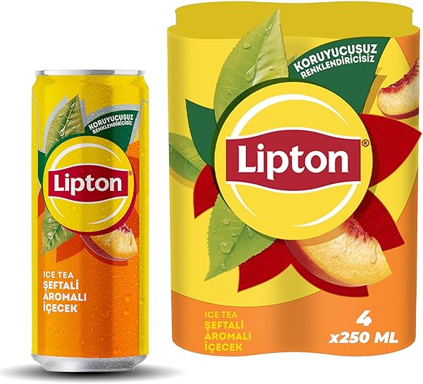 Lipton Ice Tea Şeftali Kutu 4x250 ml
