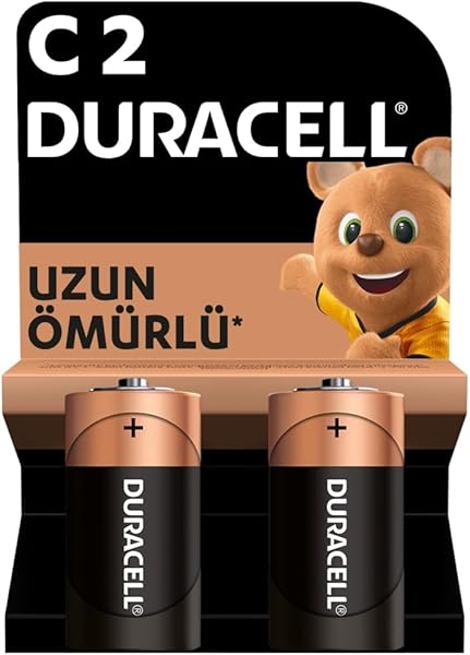 Duracell Alkalin C Pil, 1,5V (LR14 / MN1400), 2’li Paket