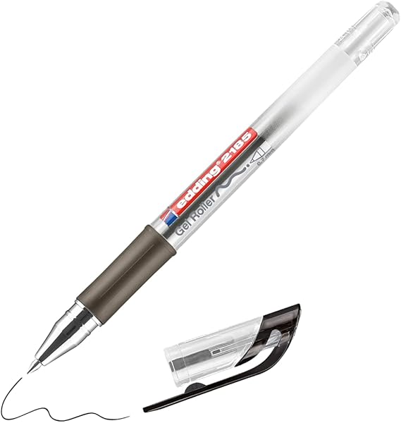 Edding 2185 jel roller - siyah - 1 kalem - 0,7 mm