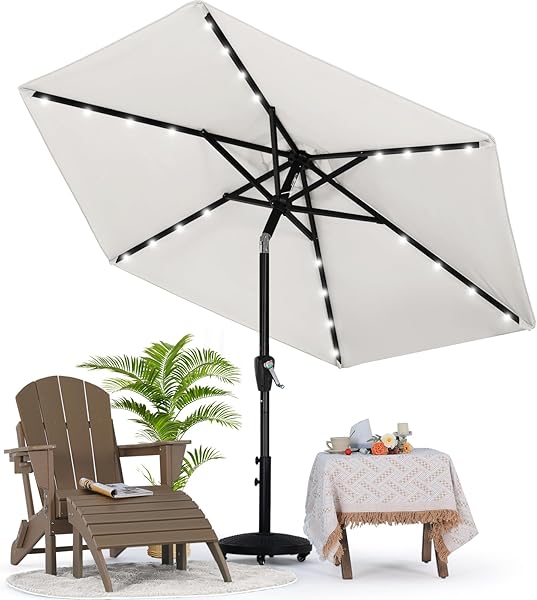 MasterCanopy Açık Pazar Tablosu için Veranda Şemsiyesi -8 Kaburga