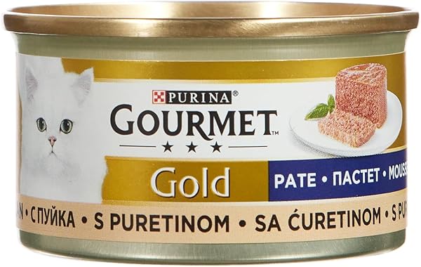 Gourmet Gold Kıyılmış Hindili Yaş Kedi Maması , Yetişkin Kediler (24 x 85 gr)