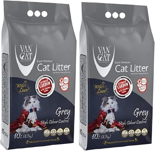 Vancat Aktif Karbonlu Kedi Kumu 10 L x 2 Adet