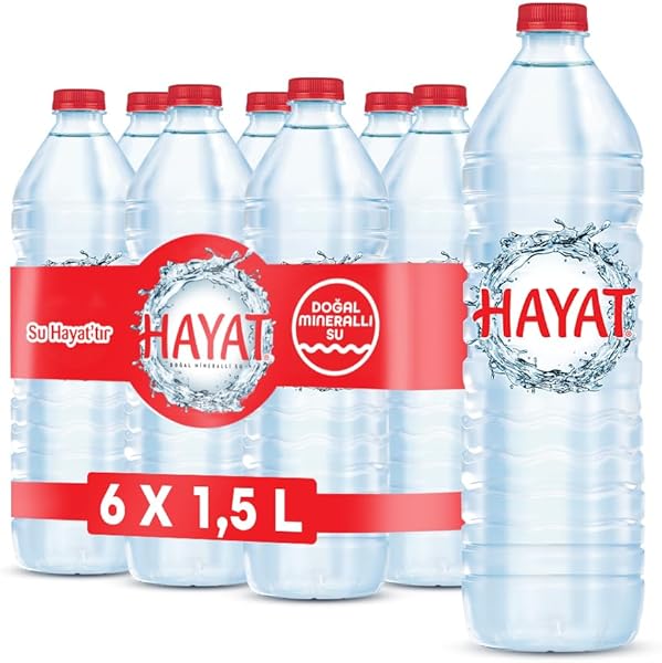 Hayat Doğal Mineralli Su 6x1,5 L
