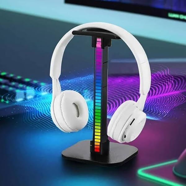 Coverzone Masaüstü Oyuncu Kulaklık RGB Standı ZR715