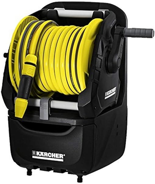 Kärcher Premium HR 7.315 Hortum Makarası Kit (1/2", 15 mt Hortumlu), Siyah