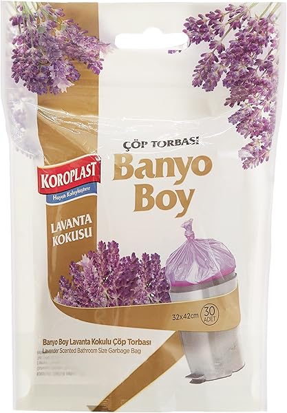 Koroplast Banyo Boy Lavanta Kokulu Çöp Torbası (1 x 30 adet)